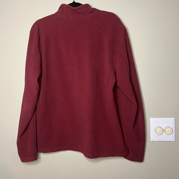 L.l. Bean trail fleece quarter zip red - Picture 10 of 12